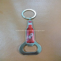 Promotional Coca Cola Printed Bottle Opener Keyrings